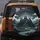 Warm Lit Cabin Evergreen Mountain Lake Starry Night - Travel Essentials Gift Spare Tire Cover - 5