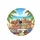Quokka Tropical Road Trip Vintage Car Island Beach Scene - Travel Essentials Gift Spare Tire Cover - 4