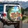 Quokka Tropical Road Trip Vintage Car Island Beach Scene - Travel Essentials Gift Spare Tire Cover - 3