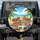 Quokka Tropical Road Trip Vintage Car Island Beach Scene - Travel Essentials Gift Spare Tire Cover - 1