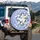 White Dogwood Flowers Botanical Floral - Home Decor Gift for Garden Lover Spare Tire Cover - 3