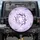 Purple Bats Crescent Moons Stars Celestial Decor for Bat Lover Spare Tire Cover - 1