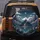 House Cat Mountain Peaks River Crescent Moon Starry Sky Pine Trees - Outdoor Decor Gift Spare Tire Cover - 5