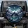 House Cat Mountain Peaks River Crescent Moon Starry Sky Pine Trees - Outdoor Decor Gift Spare Tire Cover - 1