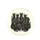Black Cats Paw Prints Hearts - Cat Lover Travel Essentials Gift Spare Tire Cover - 4