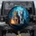 Orange White Tigers Blue Jungle Flames Rocky Ledge - Tiger Lover Gift Spare Tire Cover - 1