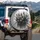 Faces Hands Fog Figures Scene - Car Decor Gift Spare Tire Cover - 3
