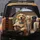 Golden Retriever Dogs Driving Car - Dog Lover Vehicle Gift Spare Tire Cover - 5