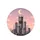 Tokyo Skyscraper Moon Night - Travel Lifestyle Gift for Japan Lover Spare Tire Cover - 4