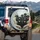 Smiling Black Labrador Retriever Dogs Journey - Travel Accessory for Dog Owner Spare Tire Cover - 3