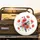 Red Poppies Grape Berries Blue & Yellow Butterfly Green Foliage - Nature Garden Lover Gift Spare Tire Cover - 2