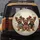 Happy Yorkshire Terriers with Harnesses and Fluffy Fur Dog Lover Gift Spare Tire Cover - 5