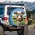 Holstein Cow Sunglasses Daisy Meadow - Farmhouse Decor Gift for Cow Lover Spare Tire Cover - 3