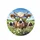 Holstein Cow Sunglasses Daisy Meadow - Farmhouse Decor Gift for Cow Lover Spare Tire Cover - 4