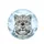 Majestic Snow Leopard Face Ice Blue Eyes - Rugged Mountain Wildlife Adventure Lover Gift Spare Tire Cover - 4
