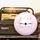 White Cat Face Pink Heart Nose Pastel Cherry Blossom Petals - Everyday Use for Cat Lover Spare Tire Cover - 2