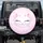 White Cat Face Pink Heart Nose Pastel Cherry Blossom Petals - Everyday Use for Cat Lover Spare Tire Cover - 1
