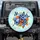 Blue Morpho Monarch Butterflies Hydrangea Gerbera Flowers - Butterfly Lover Gift Spare Tire Cover - 1