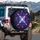 Cosmic Mandala Starburst Galaxy - Car Enthusiast Gift for Space Lover Spare Tire Cover - 3