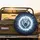 Swirling Lion Head Cosmic Orb Night Sky - Wildlife Lover Gift Spare Tire Cover - 2