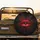 Red Lips Lipstick Fluid Glimmers Swirls - Bold Car Accessory Spare Tire Cover - 2