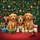 Three Puppies Christmas Presents Nutcracker - Christmas Gift for Dog Lover Spare Tire Cover - 6