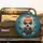 White Fluffy Dog Sunglasses Beanie Jacket - Dog Lover Gift Spare Tire Cover - 2