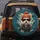 White Fluffy Dog Sunglasses Beanie Jacket - Dog Lover Gift Spare Tire Cover - 5