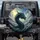 Majestic Dark Teal Dragon Head Clouds Sky Sunbeams - Fantasy Lover Gift Spare Tire Cover - 1