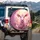 Calf Floral Garden Farmhouse Decor Calf Lover Gift Spare Tire Cover - 3