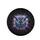 Neon Owl Head Glowing Eyes, Light Beams Energy Streaks, Cosmic Patterns - Home Decor Gift Spare Tire Cover - 4