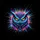 Neon Owl Head Glowing Eyes, Light Beams Energy Streaks, Cosmic Patterns - Home Decor Gift Spare Tire Cover - 6