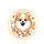 Pomeranian Dog Paw Print Bone Swirl Shapes - Dog Lover Gift Spare Tire Cover - 4