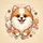Pomeranian Dog Paw Print Bone Swirl Shapes - Dog Lover Gift Spare Tire Cover - 6