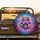 Golden Crown Purple Skull Green Skull Rose - Fantasy Lover Home Decor Gift Spare Tire Cover - 2