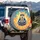 Cheerful Shiba Inu Dog Goggles Steering Wheel - Open Road Adventure Dog Lover Gift Spare Tire Cover - 3