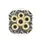 Full Bloom Sunflowers Leaves Black Yellow White - Outdoor Decor Gift for Garden Lover Spare Tire Cover - 4