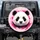 Panda Bear Face Paint Splatters - Home Decor Gift for Panda Lover Spare Tire Cover - 1
