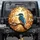 Vibrant Kingfisher Bird Textured Branch Golden Sun Autumn Leaves - Bird Watcher Gift Spare Tire Cover - 1