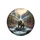 Grizzly Bear Mountain River Landscape - Wildlife Lover Outdoor Adventure Gift Spare Tire Cover - 4