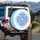 Floral Petal Mandala Leaves Swirling Tendrils Boho Lifestyle Gift Spare Tire Cover - 3