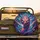 Fiery Geometric Dragon Head Glowing Eye Cosmic Void - Fantasy Lover Gift Spare Tire Cover - 2