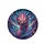Fiery Geometric Dragon Head Glowing Eye Cosmic Void - Fantasy Lover Gift Spare Tire Cover - 4