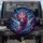 Fiery Geometric Dragon Head Glowing Eye Cosmic Void - Fantasy Lover Gift Spare Tire Cover - 1