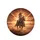 Cowgirl Horse Charging Dust Western Landscape Fiery Sunset - Western Decor Gift Spare Tire Cover - 4