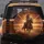 Cowgirl Horse Charging Dust Western Landscape Fiery Sunset - Western Decor Gift Spare Tire Cover - 5