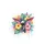 Hummingbird Mid-Flight Iridescent Plumage Tropical Hibiscus Foliage - Wildlife Lover Gift Spare Tire Cover - 4