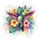 Hummingbird Mid-Flight Iridescent Plumage Tropical Hibiscus Foliage - Wildlife Lover Gift Spare Tire Cover - 6