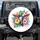Hummingbird Mid-Flight Iridescent Plumage Tropical Hibiscus Foliage - Wildlife Lover Gift Spare Tire Cover - 1