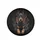 Alert Black Rust Tan Doberman Pinscher Head Forepaws Geometric Smoke - Dog Lover Gift Spare Tire Cover - 4